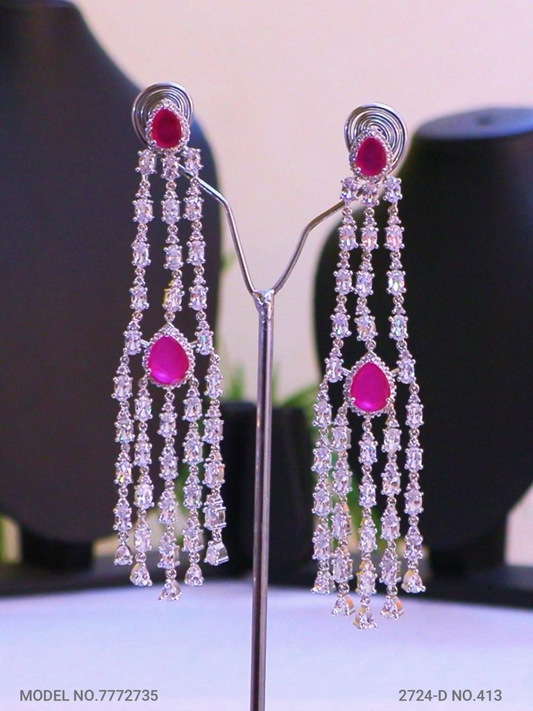 Rare Showstopper Earring Design - View A