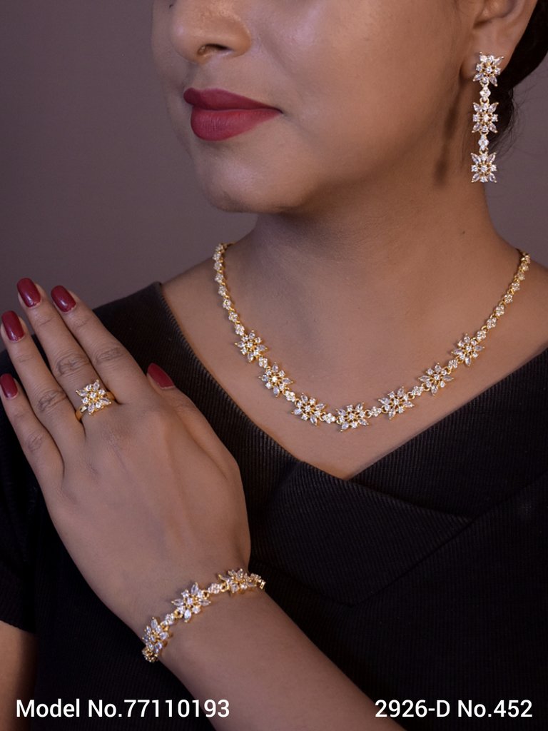 Made in India | Cz Necklace Set - Amaara World