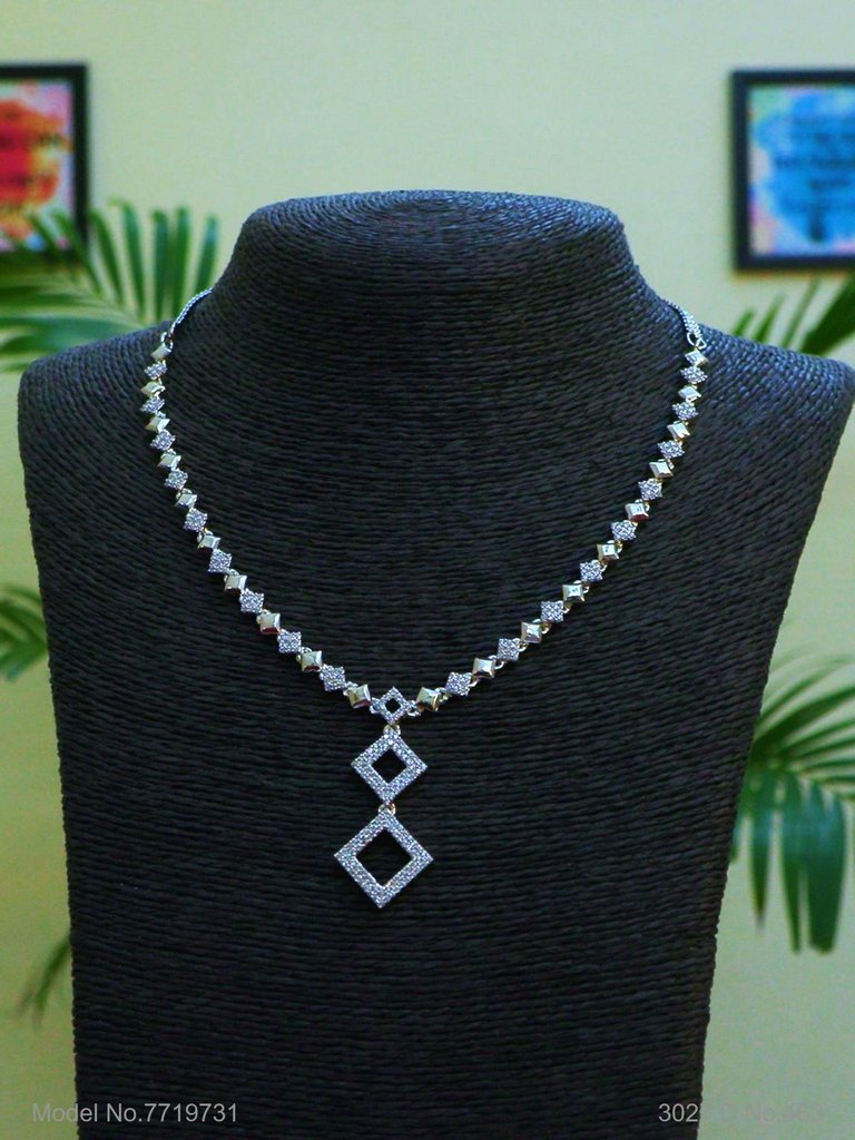 Made in India | Cz Necklace Set - View A