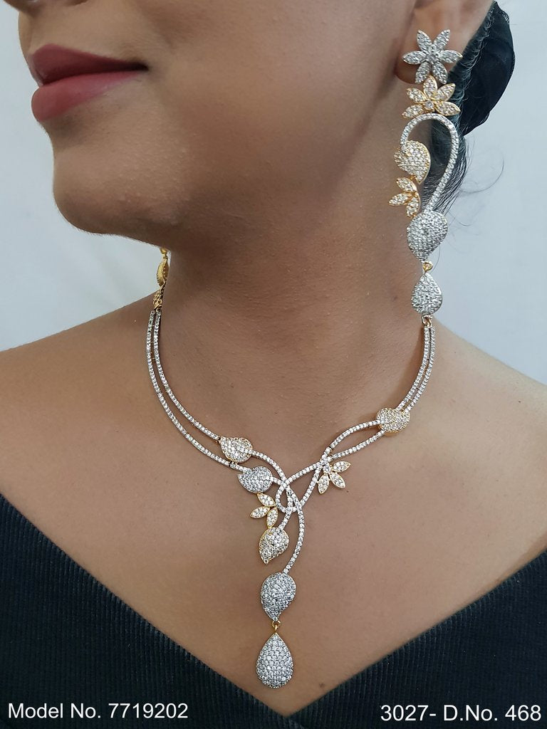 Made in India | Cz Necklace Set - Amaara World