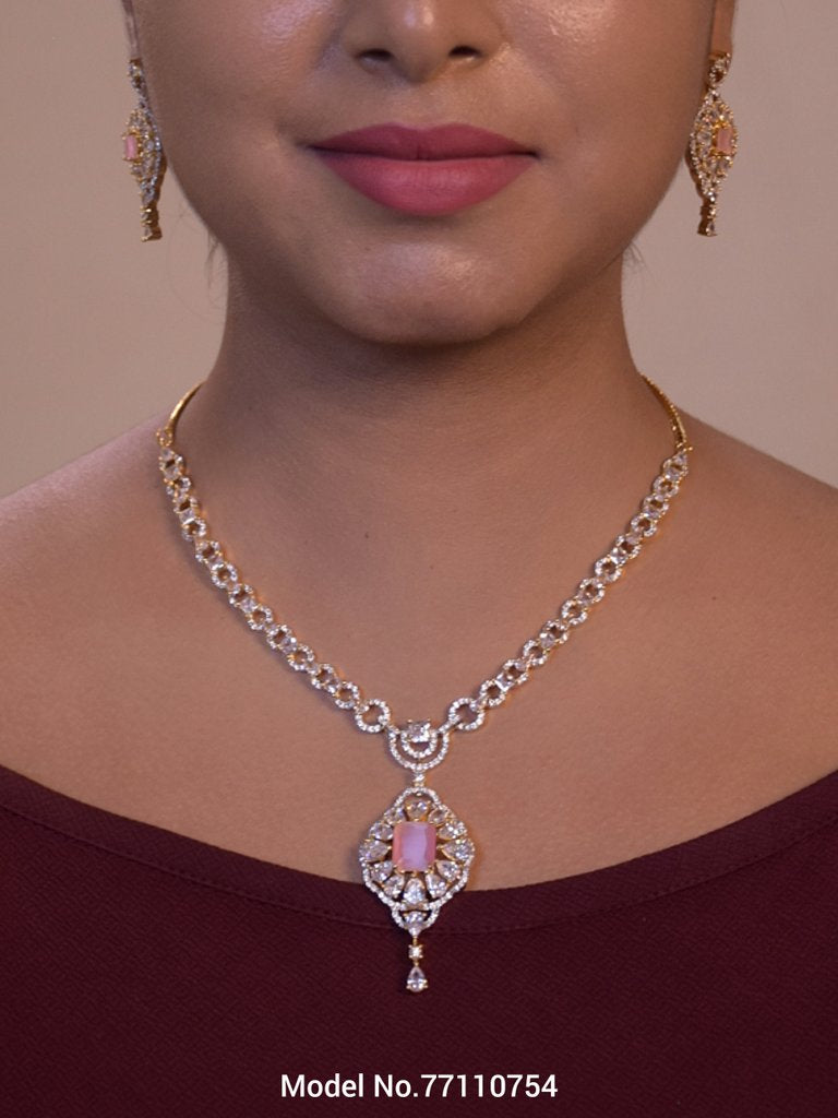 Original Cubic Zircon | Classic Necklace Set - View A