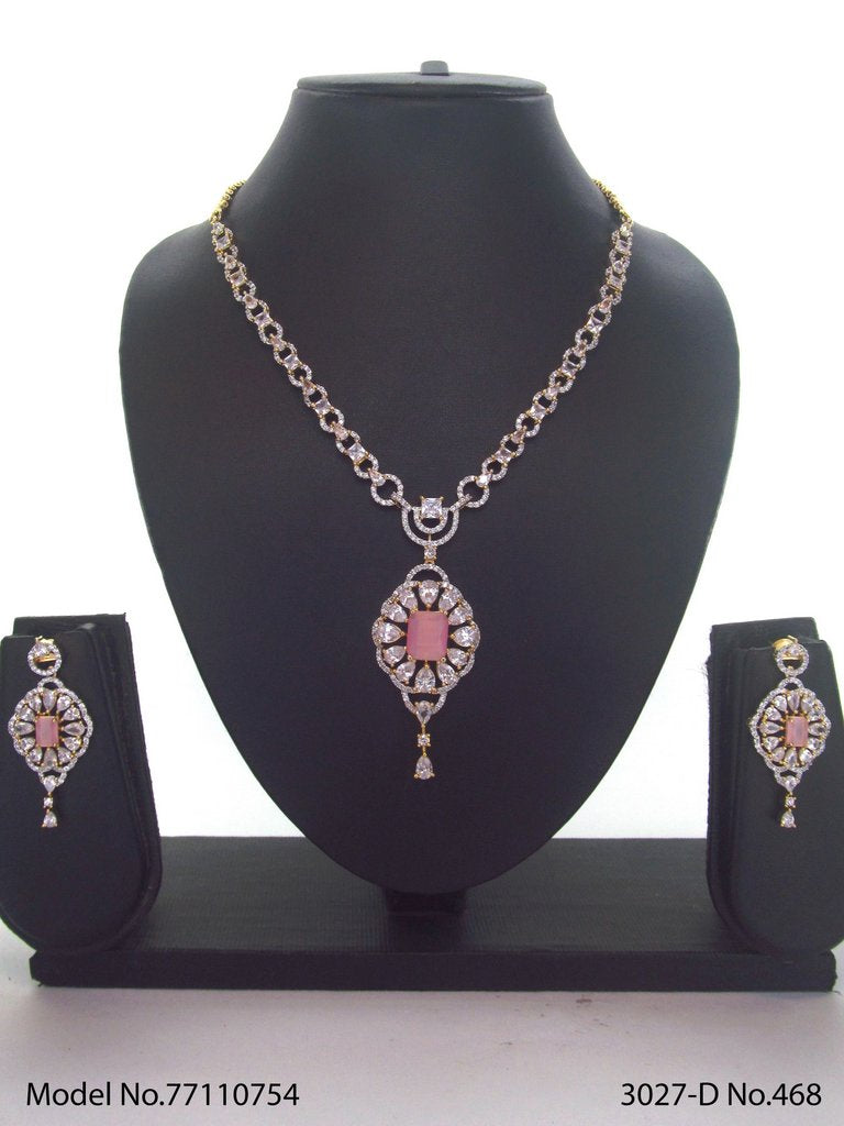 Original Cubic Zircon | Classic Necklace Set - View B