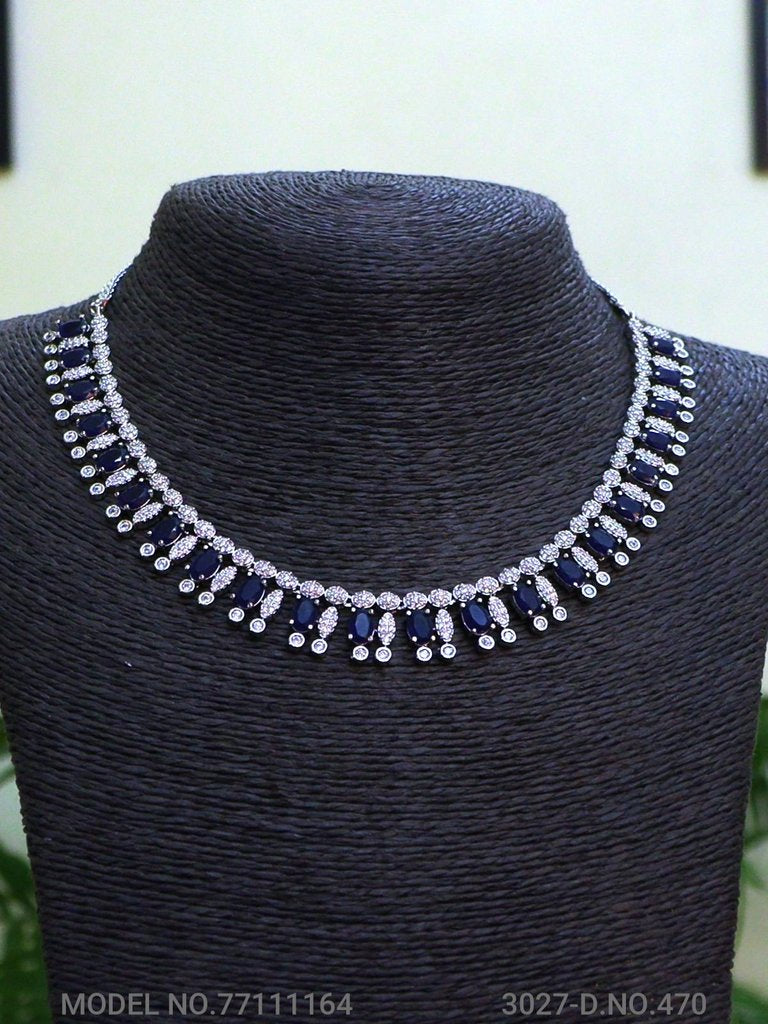 Made In India | Diamond Styled Jewellery Set - View A