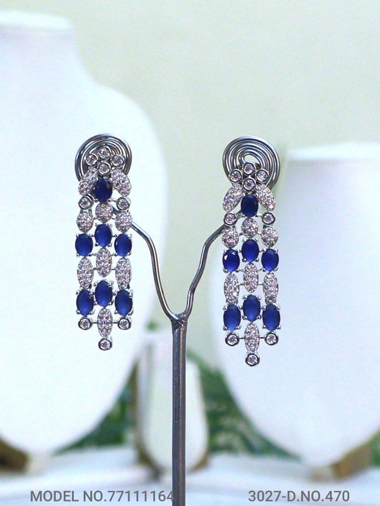 Made In India | Diamond Styled Jewellery Set - View B