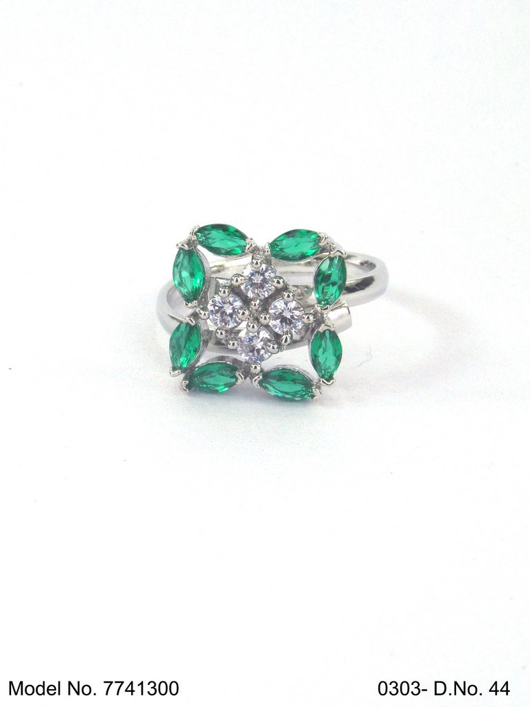 Party Wear CZ Ring - Style 1 - Amaara World