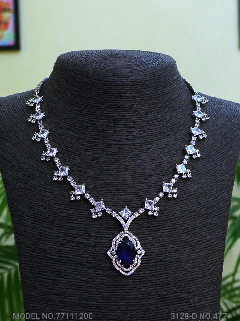American Diamond Necklace Set | Wonderful Gift Item - View A