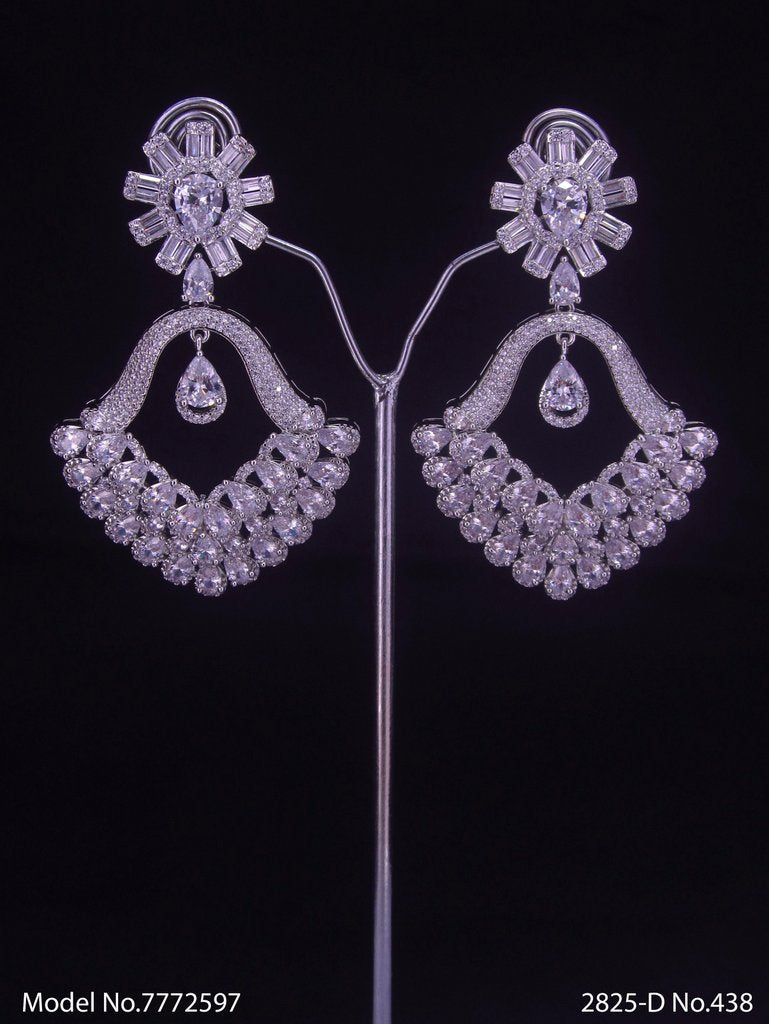 Cubic Zirconia | Earrings - View A