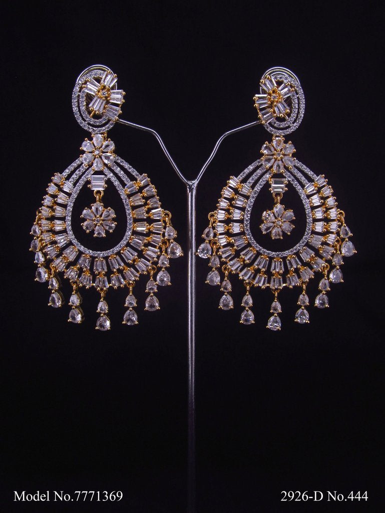 Real Zircon | Fashion AD Earrings - View A
