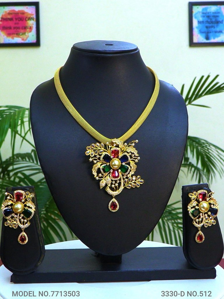 Original Cubic Zircon | Classic Pendant Set - Style 4 - Amaara World