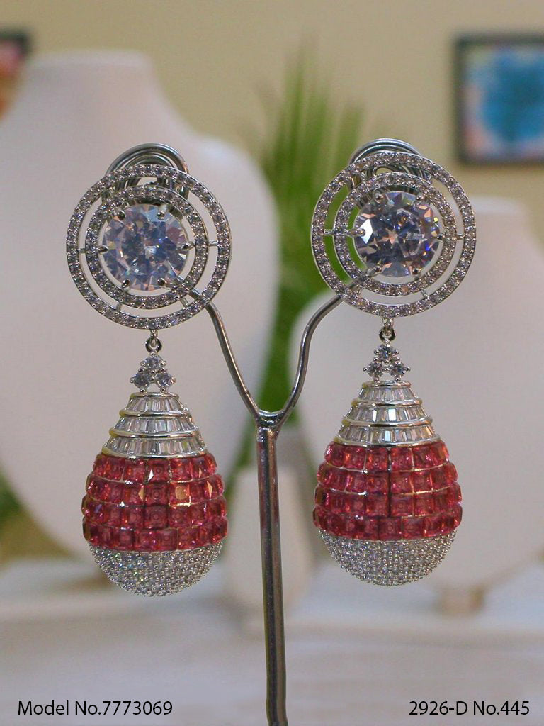 Designer Handmade Cz Earrings - Amaara World