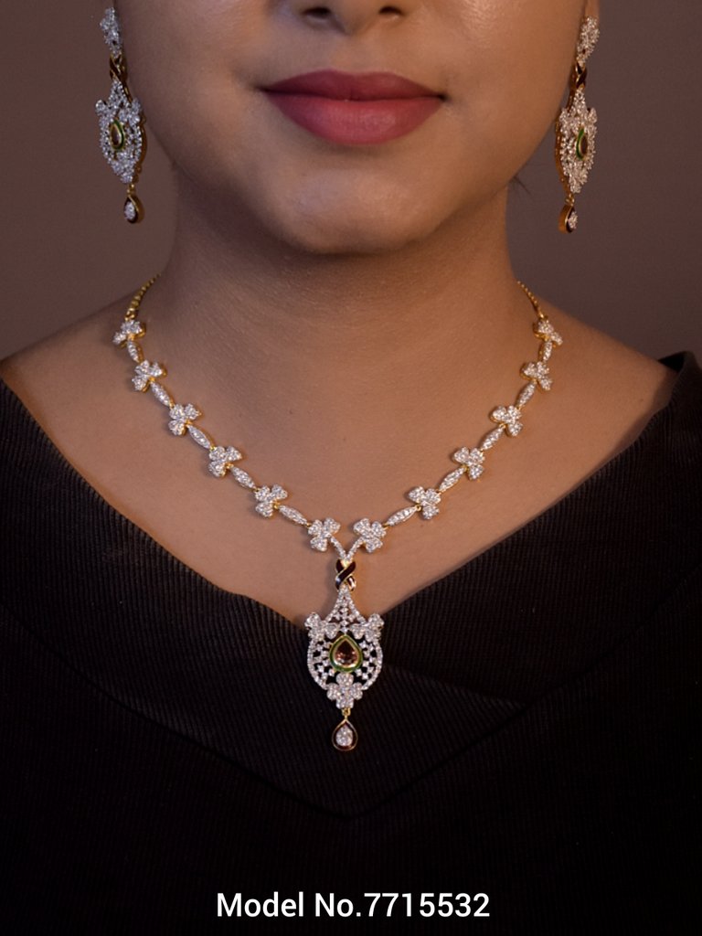 Handcrafted Masterpiece | Cz Set - View A
