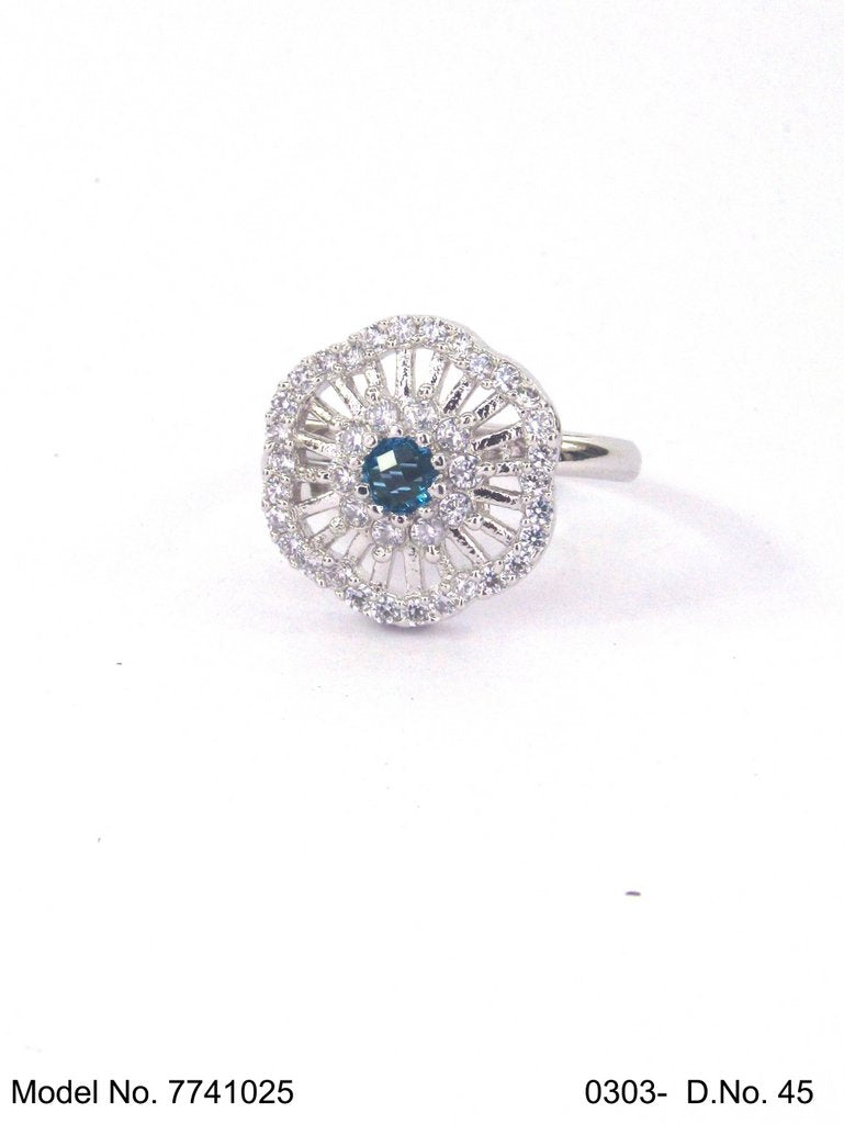 Party Wear CZ Ring - Style 3 - Amaara World