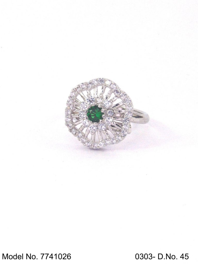 Party Wear CZ Ring - Style 4 - Amaara World