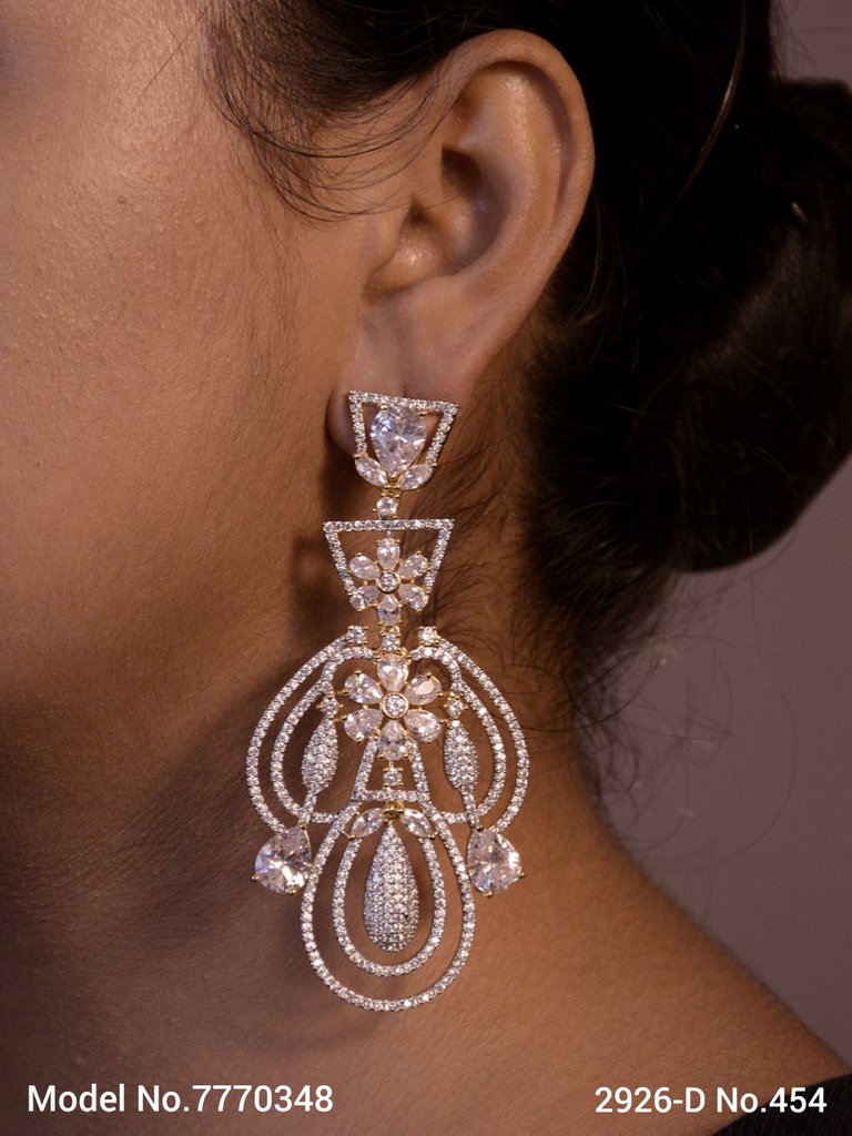 Cz Earrings | Wedding Jewelry - Amaara World
