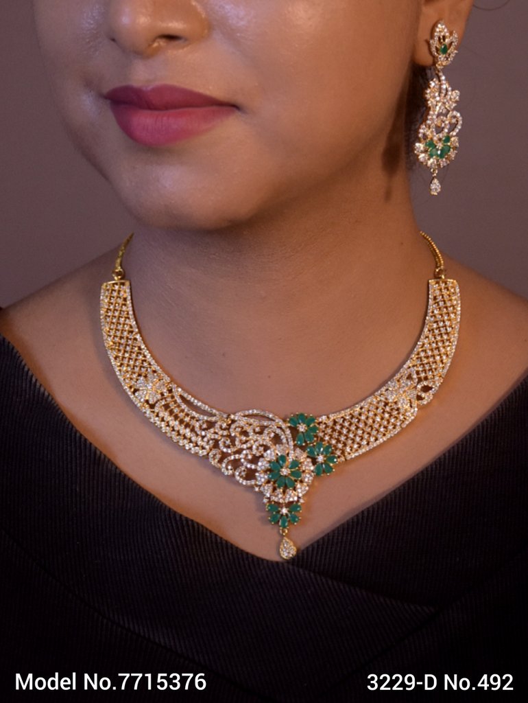 Made in India | Cz Necklace Set - Amaara World