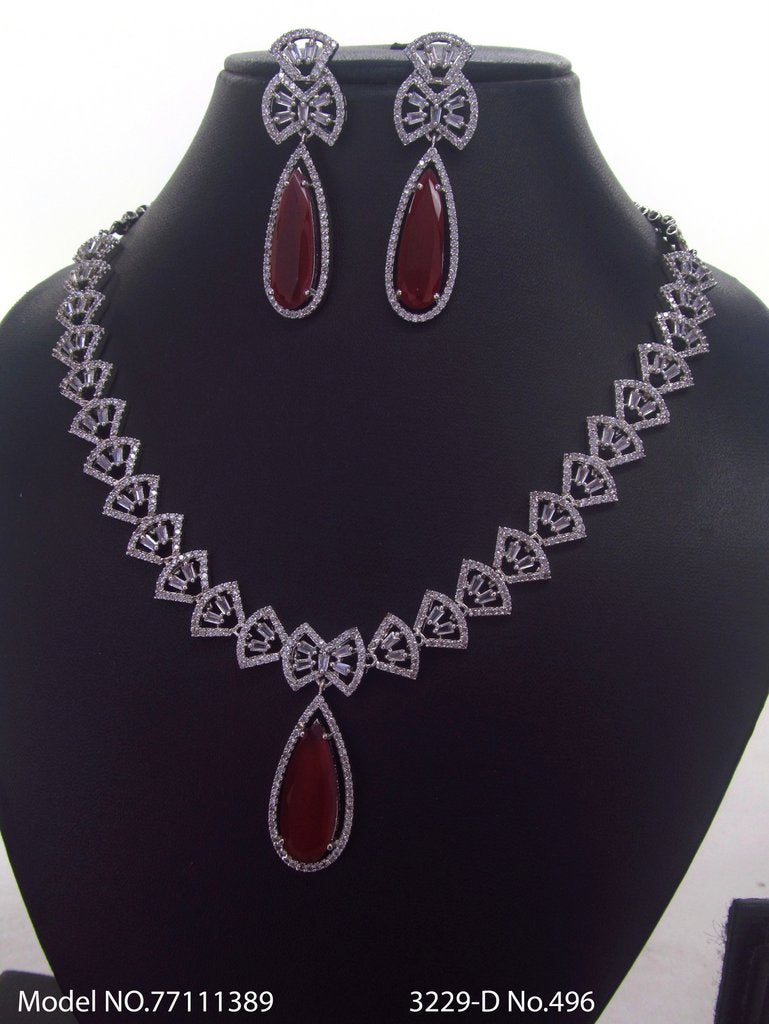 Made in India | Cz Necklace Set - Amaara World