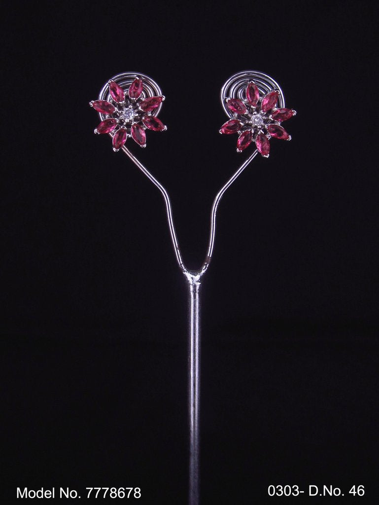 Indian Cz Earring preferred by Bollywood stars - Style 1 - Amaara World