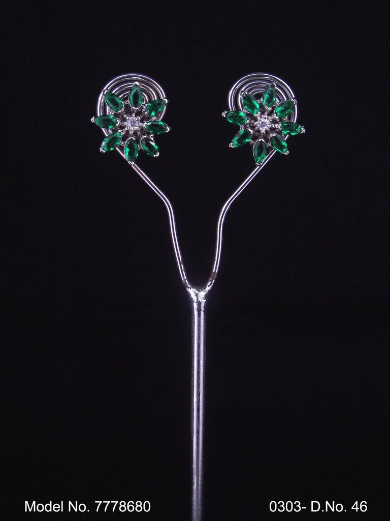 Indian Cz Earring preferred by Bollywood stars - Style 2 - Amaara World