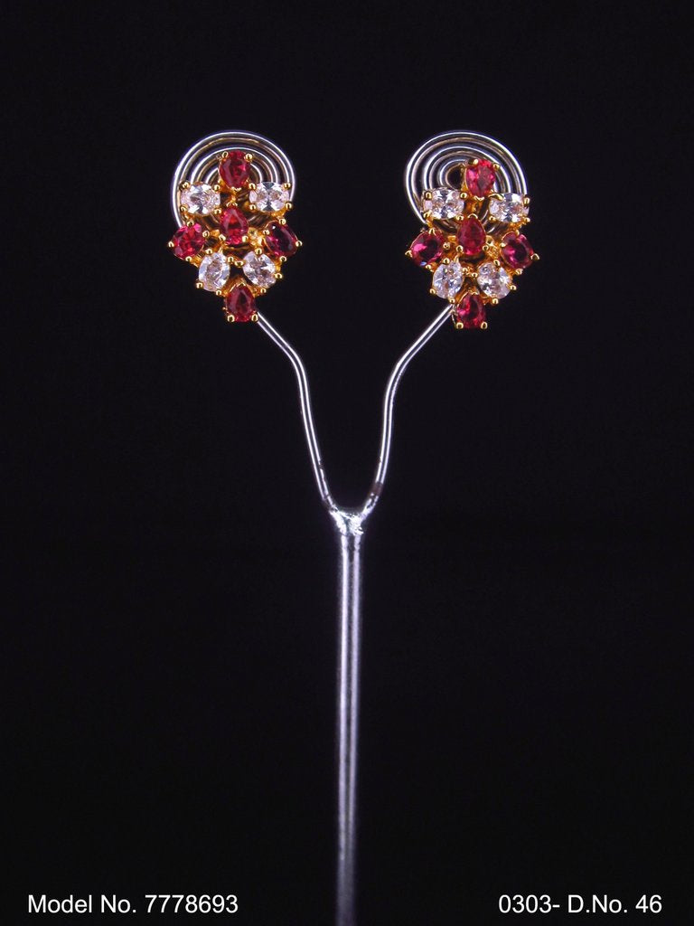 Indian Cz Earring preferred by Bollywood stars - Style 4 - Amaara World