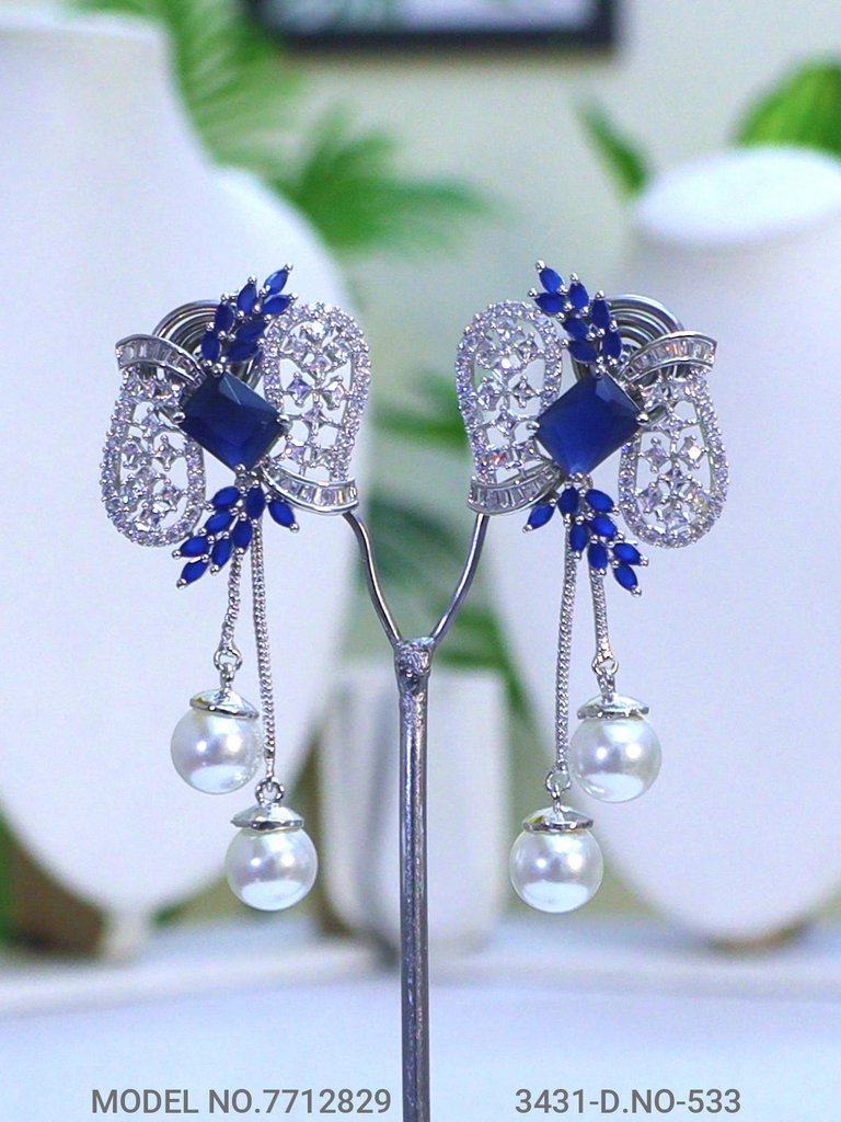 Handcrafted Masterpiece | Cz Pendant Set - View B