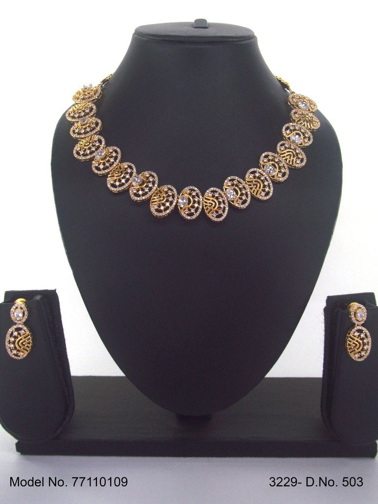 American Diamond Necklace Set | Wonderful Gift Item - Amaara World