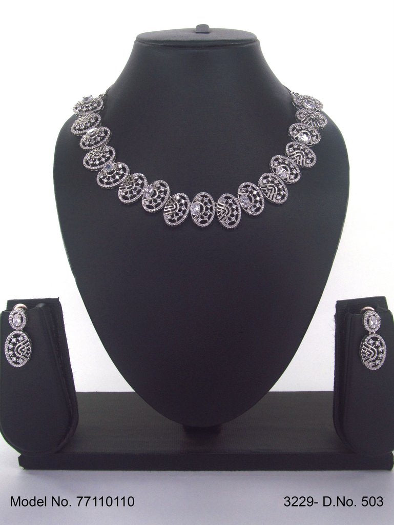 Original Cubic Zircon | Classic Necklace Set - Amaara World