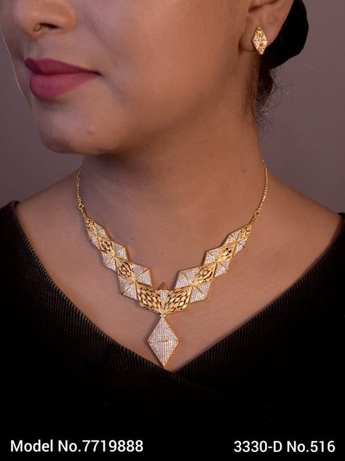 Original Cubic Zircon | Classic Necklace Set - Amaara World