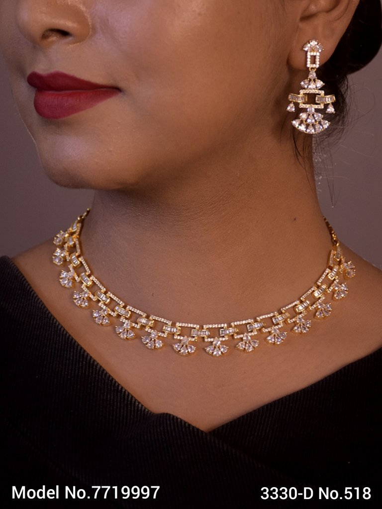 Made in India | Cz Necklace Set - Amaara World