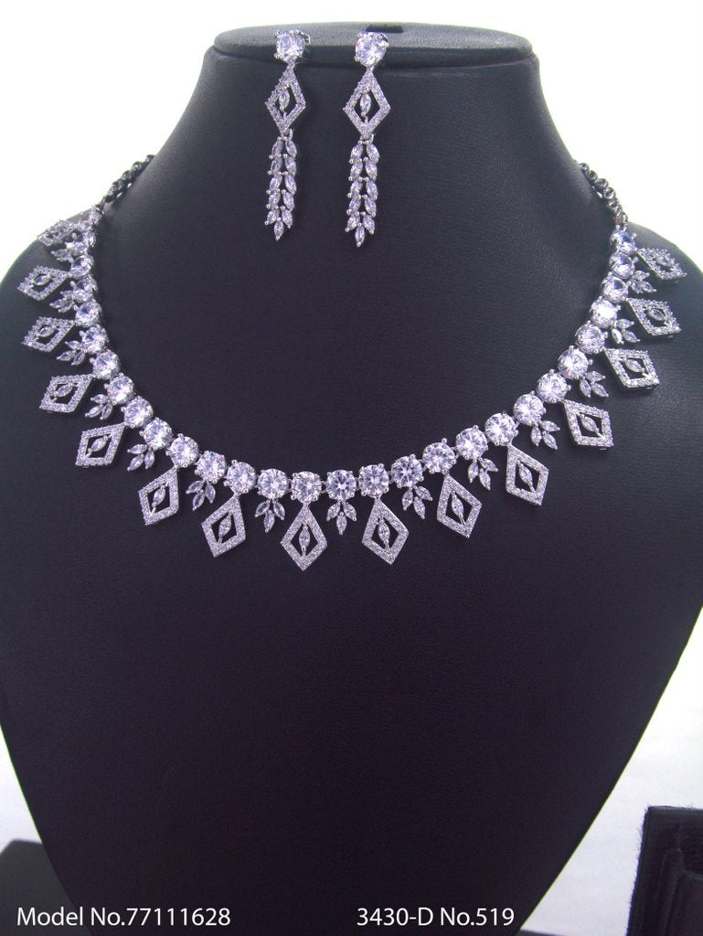Made in India | Cz Necklace Set - Amaara World