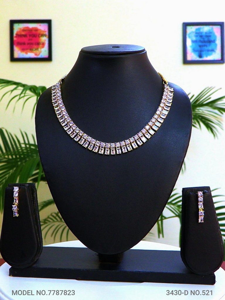 Traditional Zirconia Jewelry Set for Classy Women - Amaara World