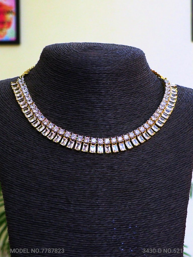 Traditional Zirconia Jewelry Set for Classy Women - View A