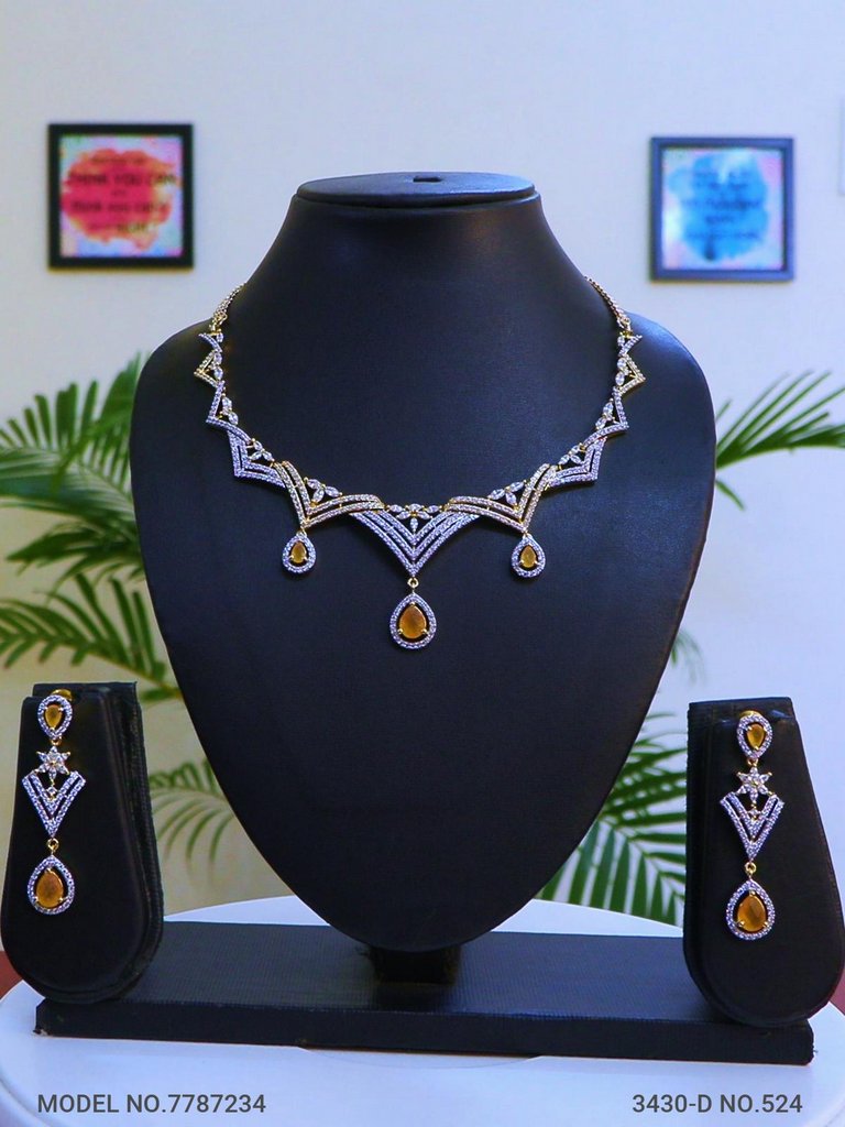 Original Zircon Necklace Set - Amaara World