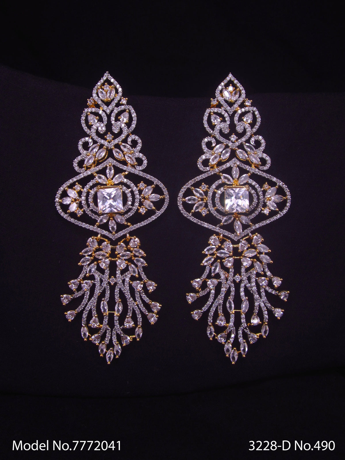 Imitation Jewelry | Cz Earrings - View B