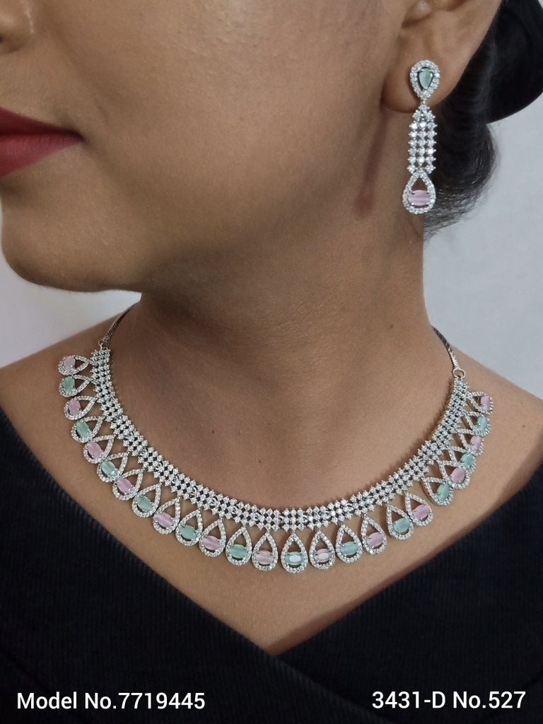 Cz Jewelry Set | Classic Pattern - Amaara World