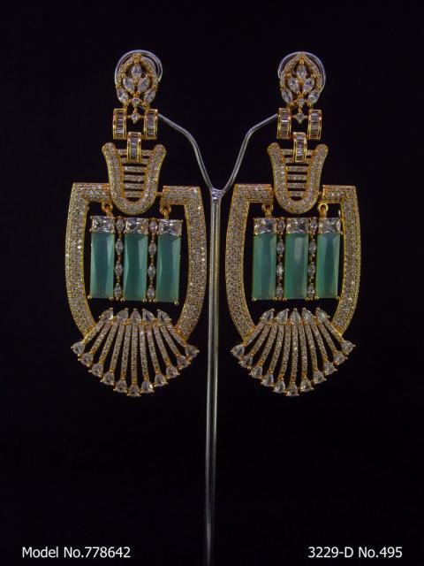 Diamond Replica Long Earrings - Amaara World