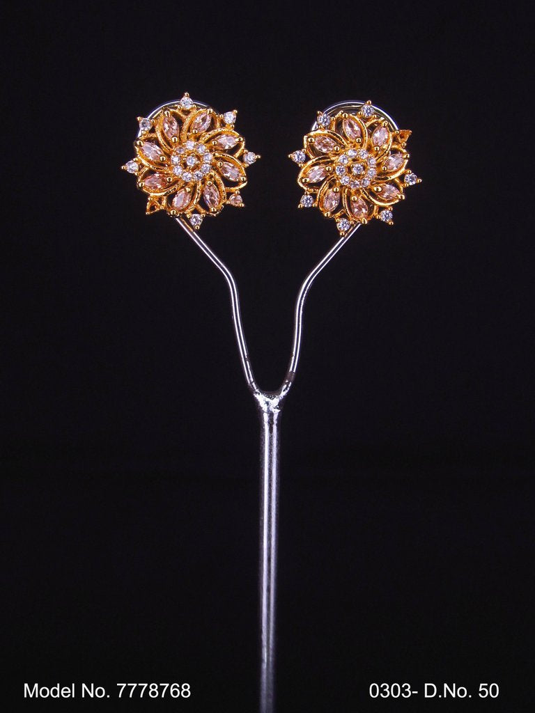 Princess Zircon Earrings - Style 1 - Amaara World