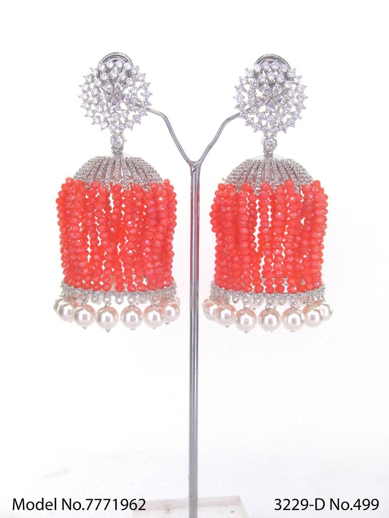 American Diamond Earrings - View B