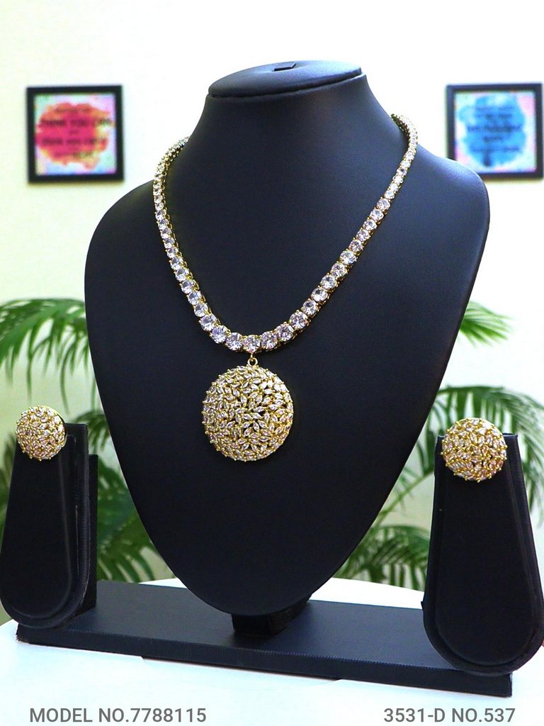 Original Cz Traditional Necklace - Amaara World