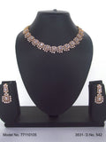 Light weighted CZ Necklace Set - Amaara World