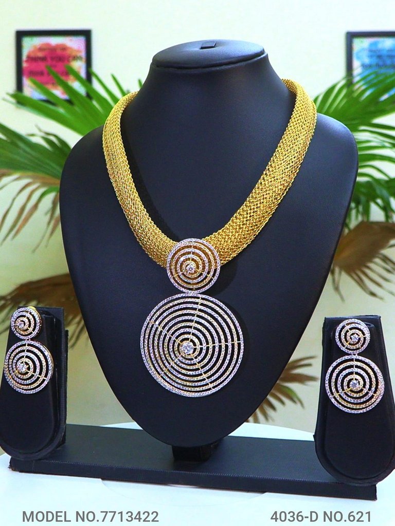 Original Zircon Wedding Jewellery - Style 1 - Amaara World