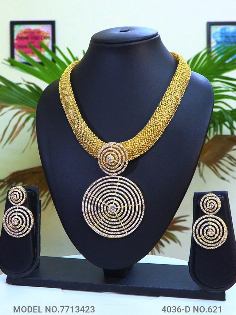 Original Zircon Wedding Jewellery - Style 2 - Amaara World