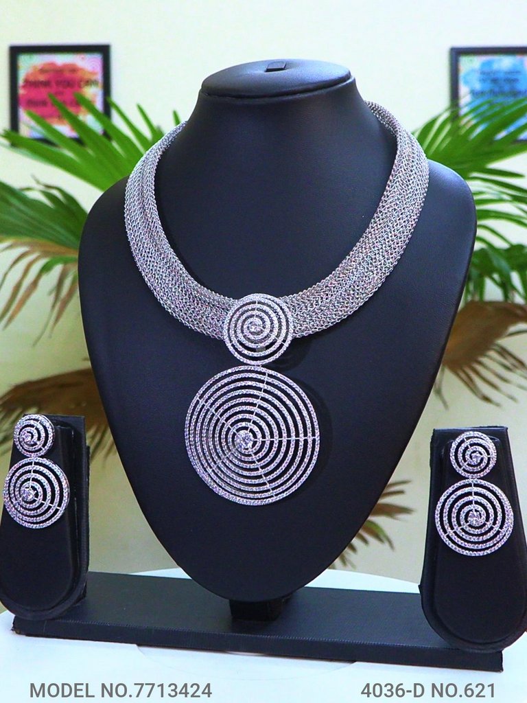 Original Zircon Wedding Jewellery - Style 3 - Amaara World