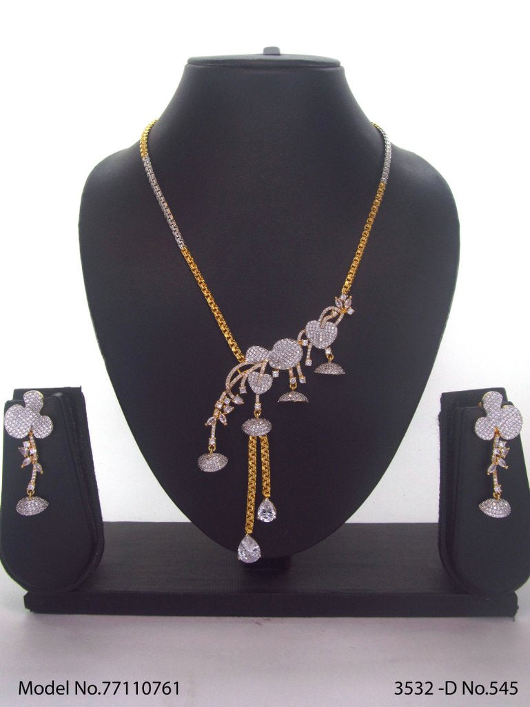 Eye catchy Necklace set - View A