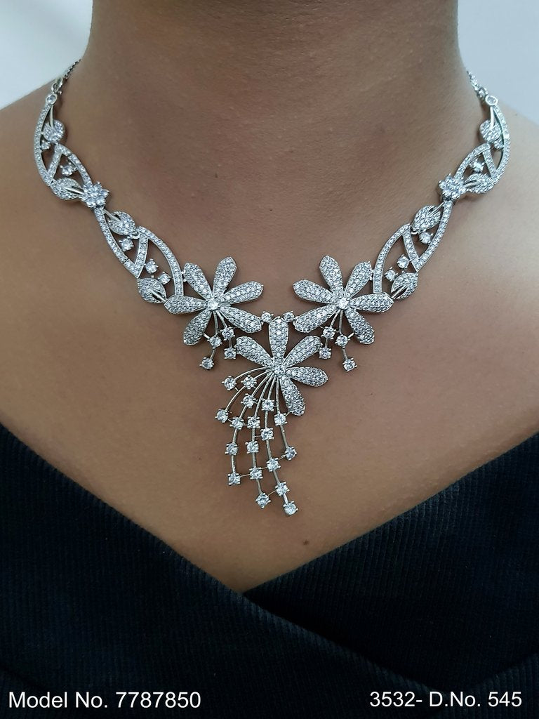 Original Zircon Necklace Set - View B