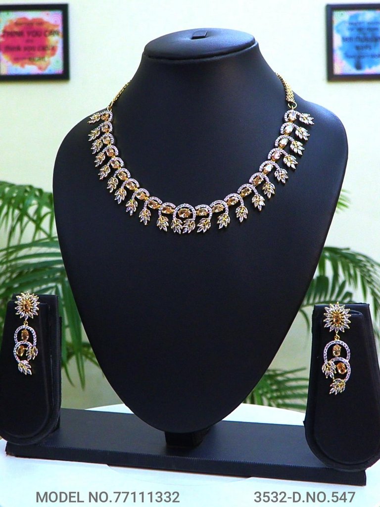 Cz Jewelry Set | Classic Pattern - Amaara World