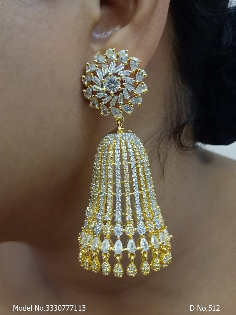 Real Zircon | Fashion AD Earrings - Amaara World