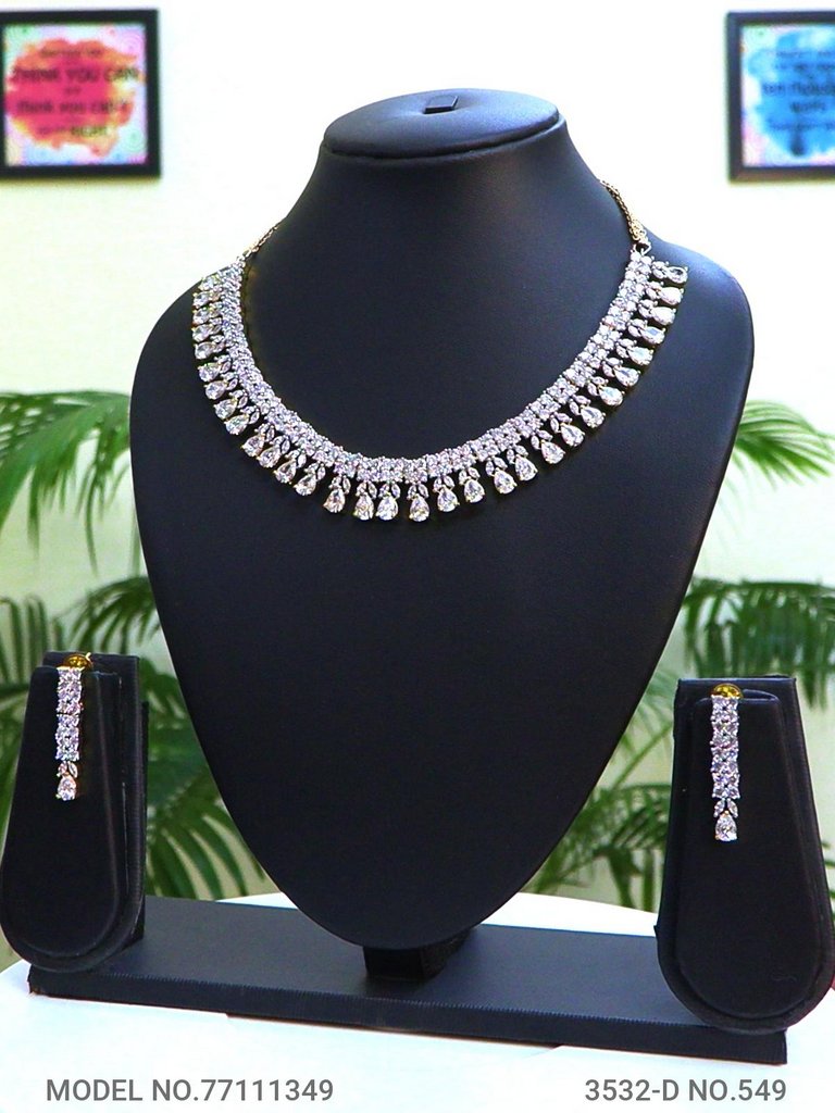 American Diamond Necklace Set | Wonderful Gift Item - Amaara World