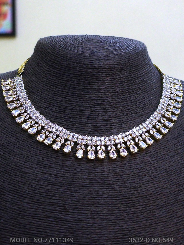 American Diamond Necklace Set | Wonderful Gift Item - View A