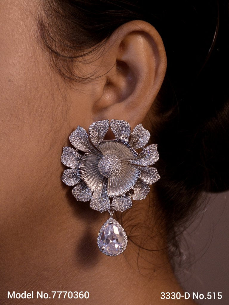 Zircon Earrings | Cz / AD Jewelry - View A