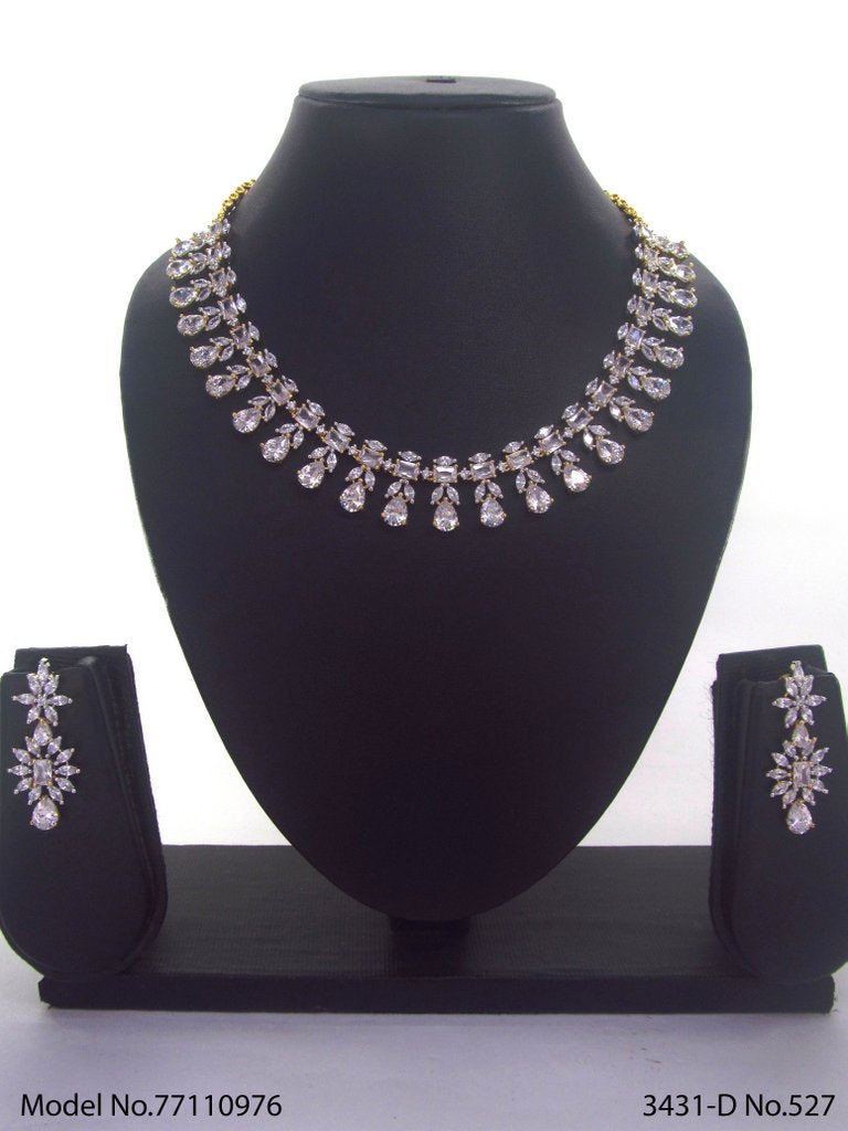 Made in India | Cz Necklace Set - Amaara World